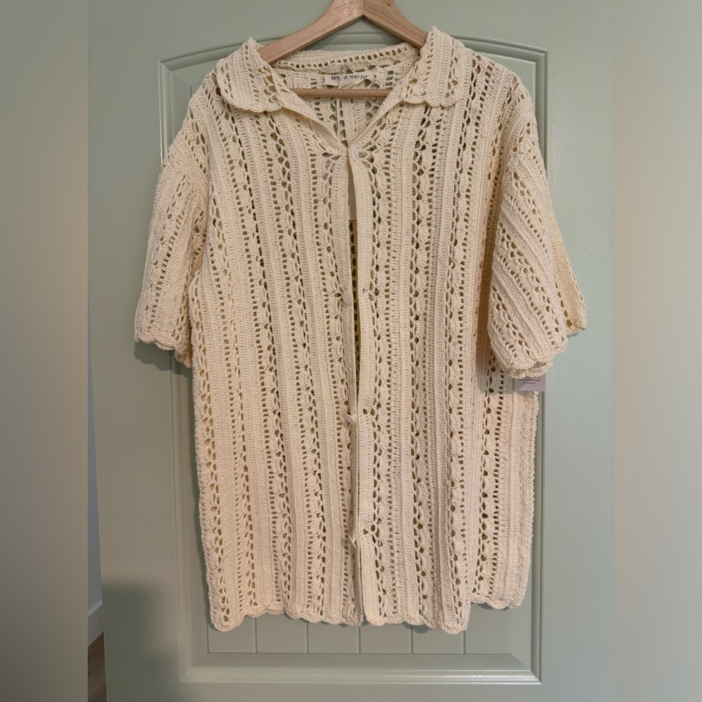 crochet shirt - maurie + eve